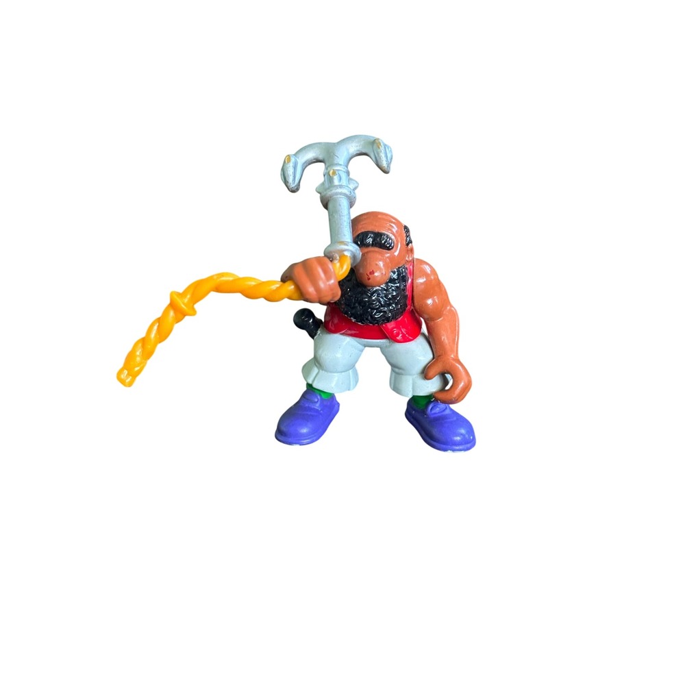 Vintage 1994 Fisher-Price Great Adventures Pirate Figure Grappling Hook Rope